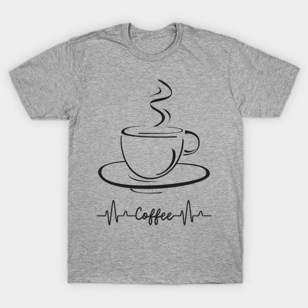 Coffee is Life T-Shirt by JB Phoenix